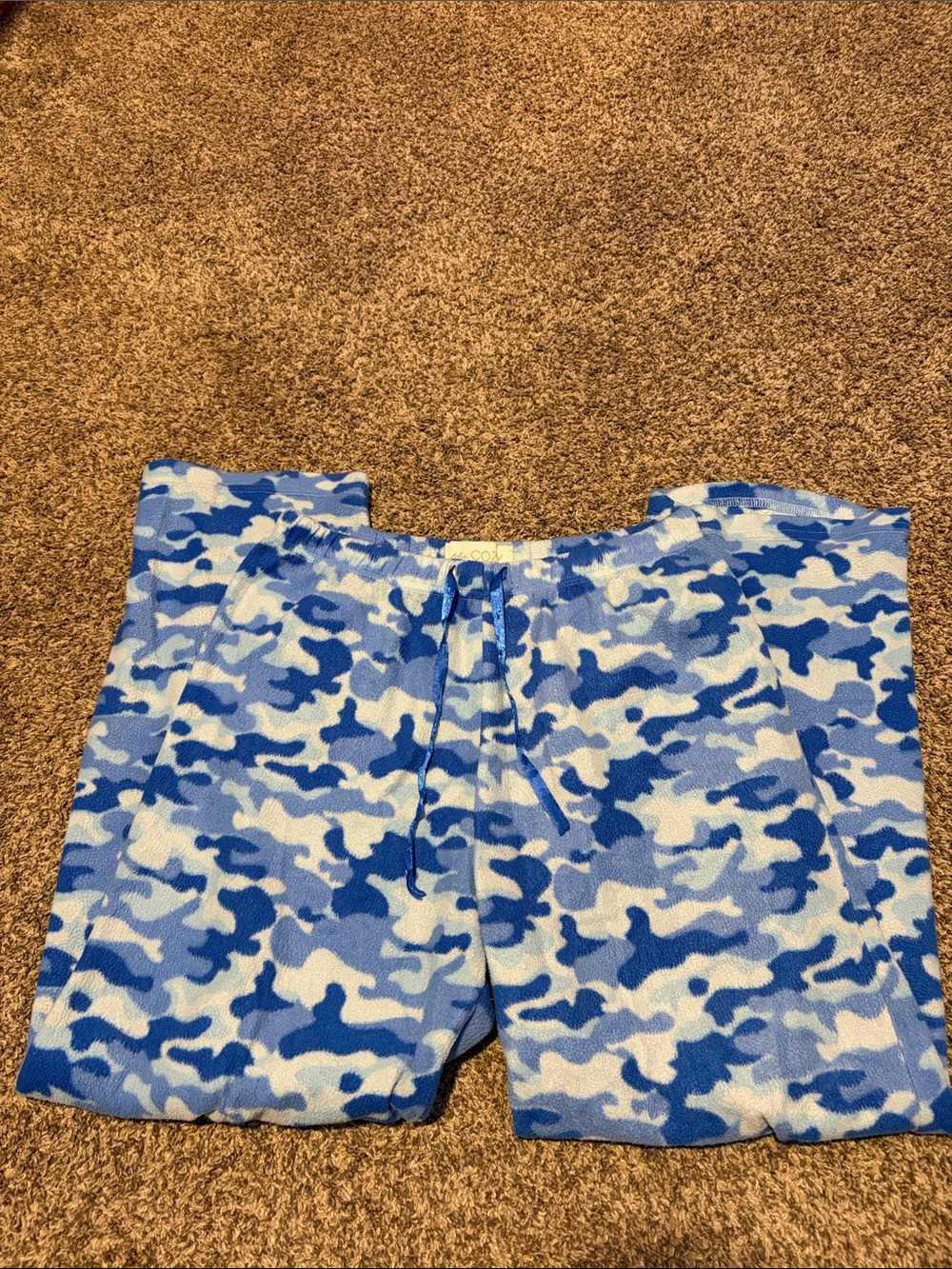 CO Kids Blue Camo Pajama Bottoms